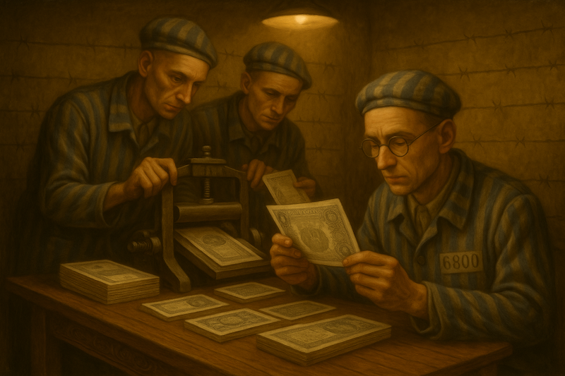 Operace Bernhard Jak Hitler chtěl zničit Británii falešnými librami